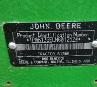 2022 John Deere 6135E Cab Thumbnail 3