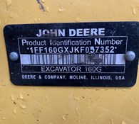 2019 John Deere 160G LC Thumbnail 10