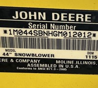 John Deere 44" Snowblower Thumbnail 6