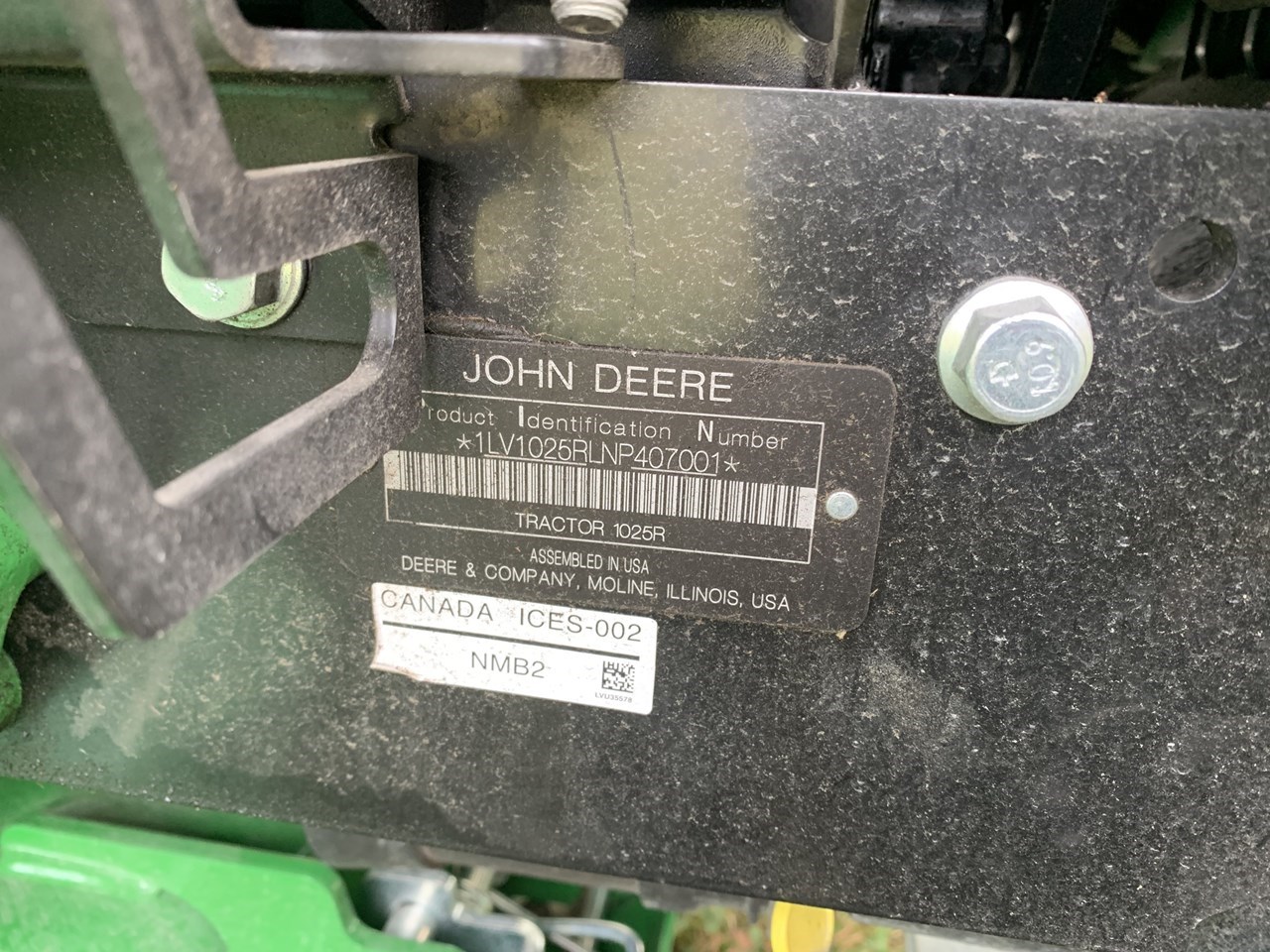 2022 John Deere 1025R Compact Utility Tractor For Sale in Middlebury