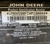 2023 John Deere X590 Thumbnail 7