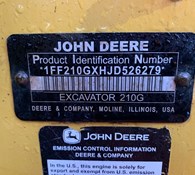 2018 John Deere 210G LC Thumbnail 14