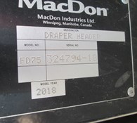 2018 MacDon FD75 35 Thumbnail 8