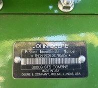 2016 John Deere S680 Thumbnail 3