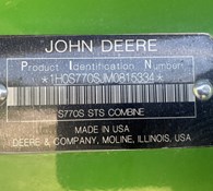 2021 John Deere S770 Thumbnail 50