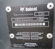 2022 Bobcat E35I Thumbnail 12