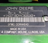 2019 John Deere 718C Thumbnail 7