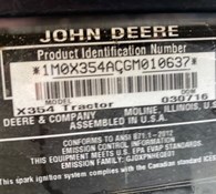 2016 John Deere X354 Thumbnail 10