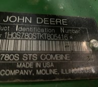 2019 John Deere S780 Thumbnail 10