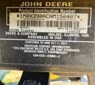 2022 John Deere X390 Thumbnail 11