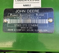 2018 John Deere S790 Thumbnail 20