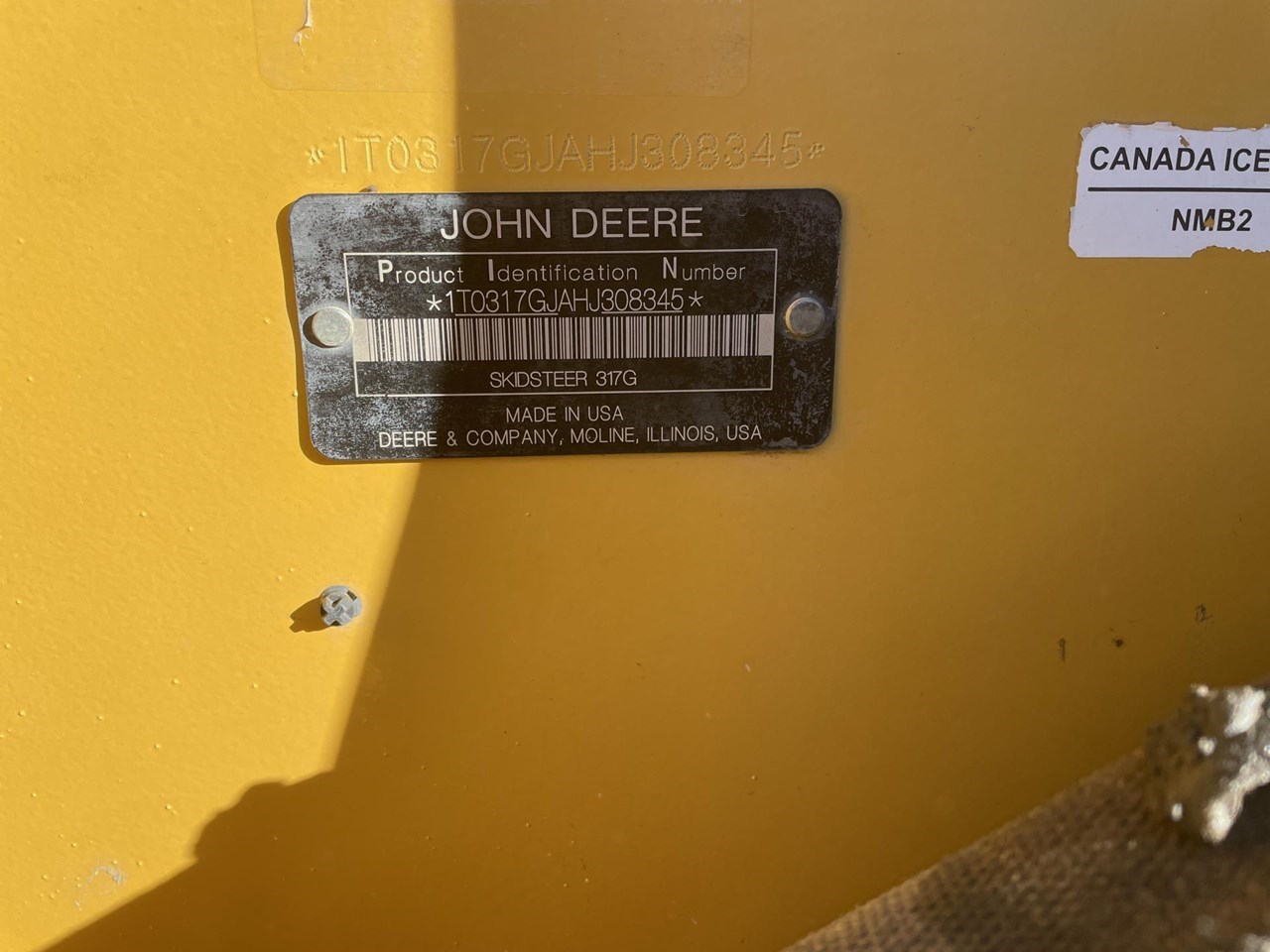 2017 John Deere 317G Thumbnail 5