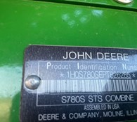 2023 John Deere S780 Thumbnail 2