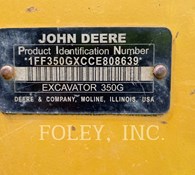 2012 John Deere 350G Thumbnail 6