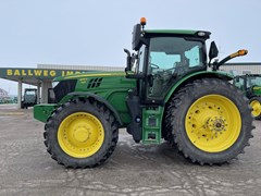 Tractor - Row Crop For Sale 2021 John Deere 6155R , 155 HP