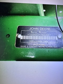 2018 John Deere 645FD Thumbnail 3