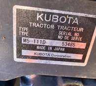 2018 Kubota M5-111 Thumbnail 2