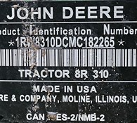 2021 John Deere 8R 310 Thumbnail 12