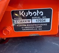 2017 Kubota Z726XKW-60 Thumbnail 4
