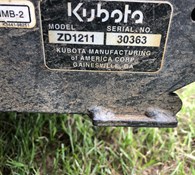 2019 Kubota ZD1211-60 Thumbnail 5
