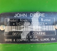 2015 John Deere S670 Thumbnail 4