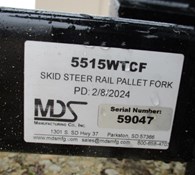 2024 MDS 5215B-1248 MDS RAIL STYLE PALLET FORK W/ PFT-R-124 Thumbnail 4