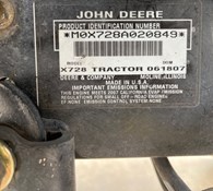 2012 John Deere X728 Thumbnail 44