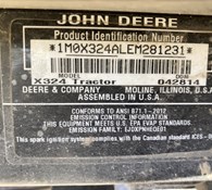2014 John Deere X324 Thumbnail 8