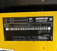 2022 Caterpillar 315-07C Thumbnail 6