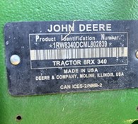 2021 John Deere 8RX 340 Thumbnail 3