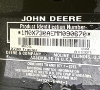 2021 John Deere X730 Thumbnail 16