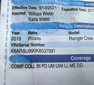 2019 Polaris Ranger XP 1000 Thumbnail 5