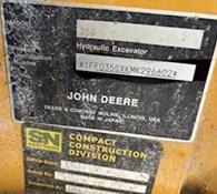 2022 John Deere 35G Thumbnail 3