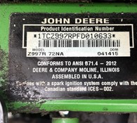 2015 John Deere Z997R Thumbnail 15