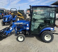 2022 New Holland Workmaster™ 25S Sub-Compact Cab + 100LC Loader Thumbnail 1