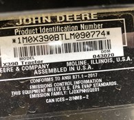 2020 John Deere X390 Thumbnail 9