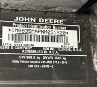 2022 John Deere XUV 835M Thumbnail 16
