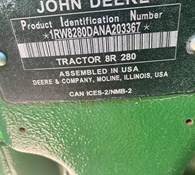 2022 John Deere 8R 280 Thumbnail 2