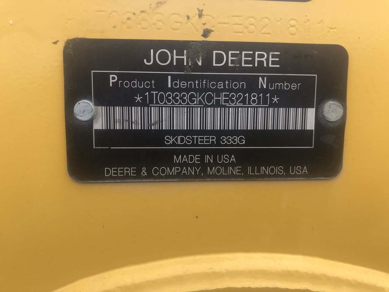 2018 John Deere 333G Thumbnail 8