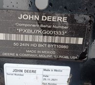 2022 John Deere 50HD24 Thumbnail 3