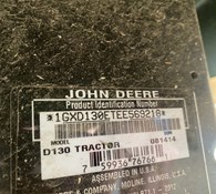2014 John Deere D130 Thumbnail 8