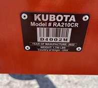 2022 Kubota RA210CR Thumbnail 8