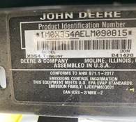 2020 John Deere X354 Thumbnail 4