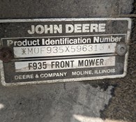1989 John Deere F935 Thumbnail 5