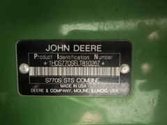 2020 John Deere S770 Thumbnail 10