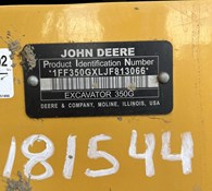 2018 John Deere 350G LC Thumbnail 5
