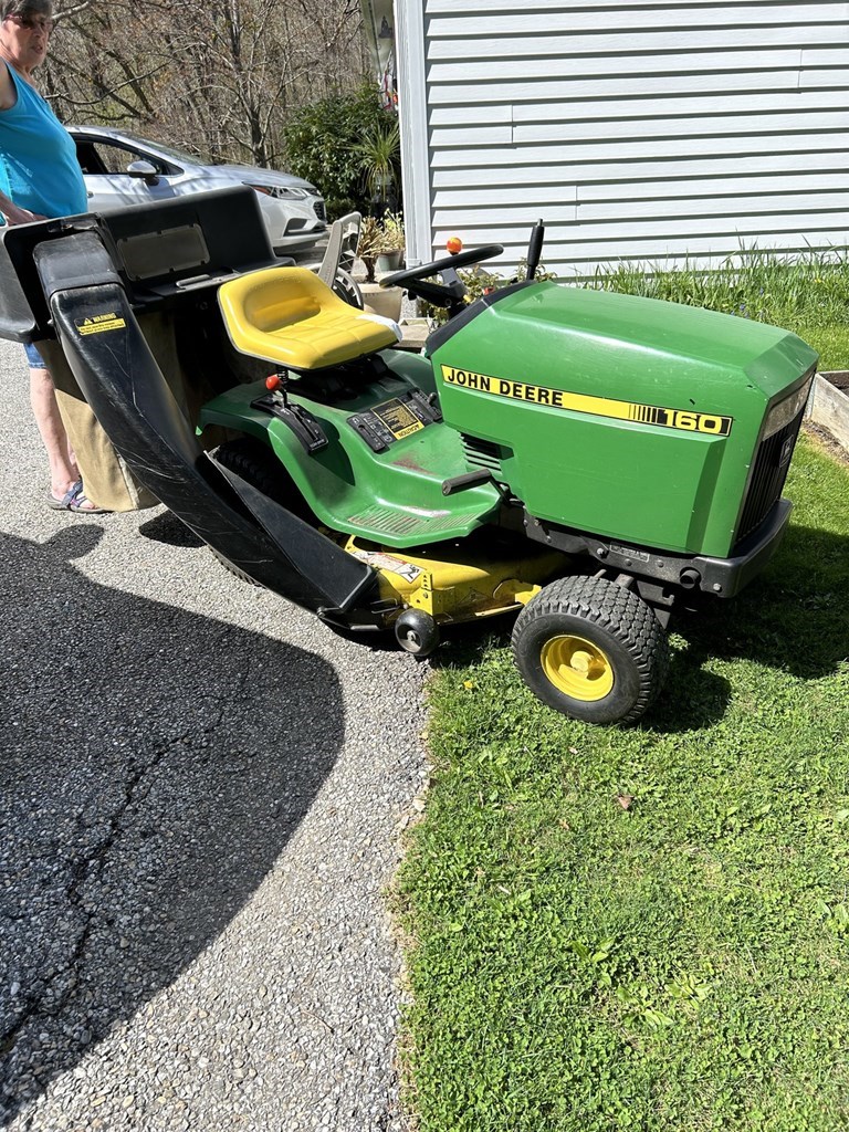 John deere 160 riding mower for sale sale