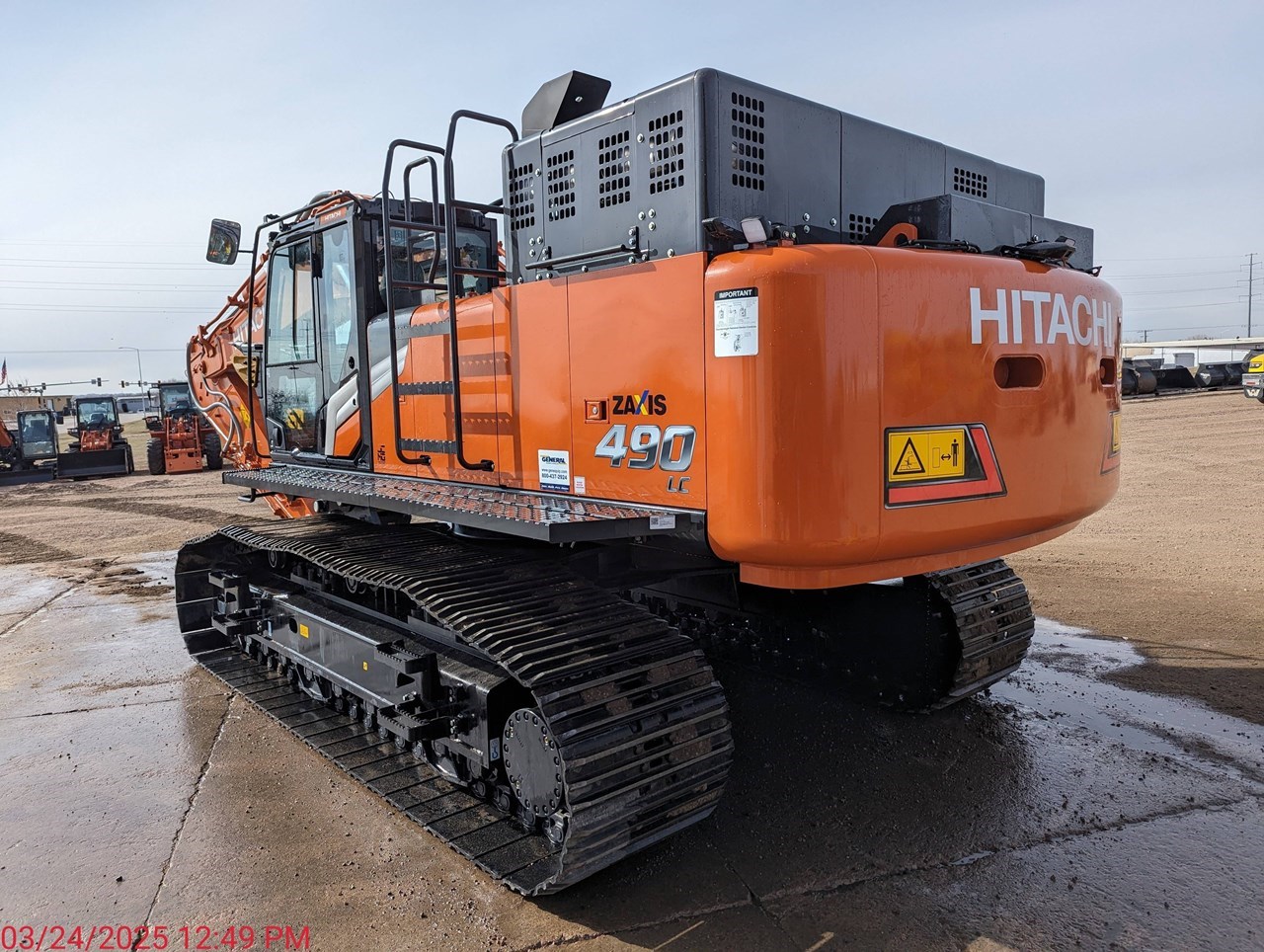 ちぃ　20 Hitachi ZX490LCH-6 excavator specs & dimensions (2016 - 2021