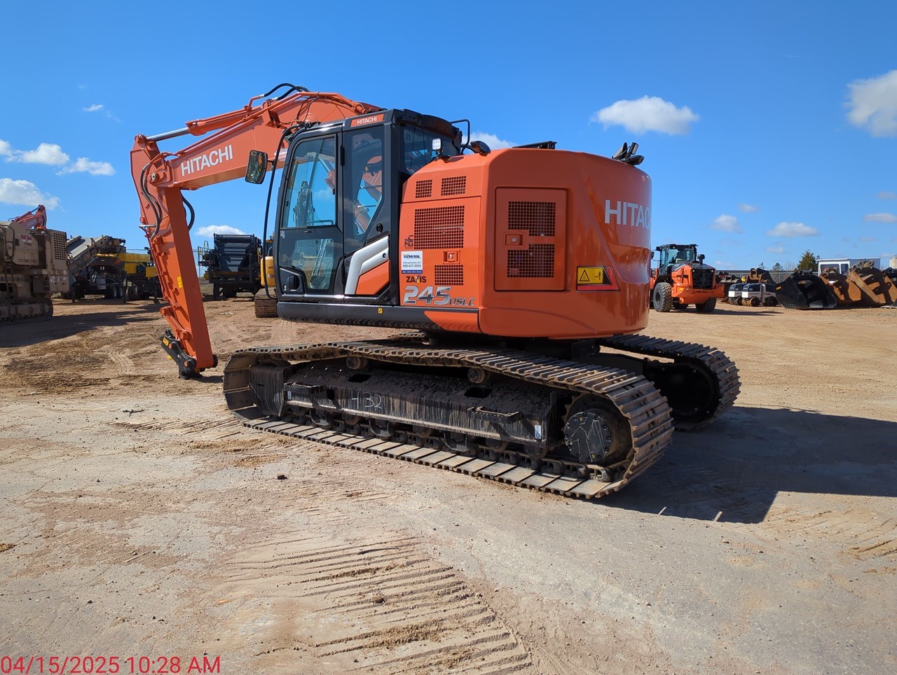 2025 Hitachi ZX245USLC-7H Trancheuse-chenille VenteShakopee Minnesota