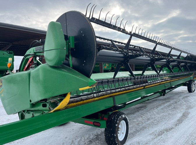 2015 John Deere 635FD Cosechadora con Draper flexible A La Venta 2015 John Deere 635FD Cosechadora con Draper flexible A La Venta